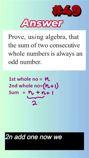 #49: Prove This Is ALWAYS Odd (GCSE Maths)