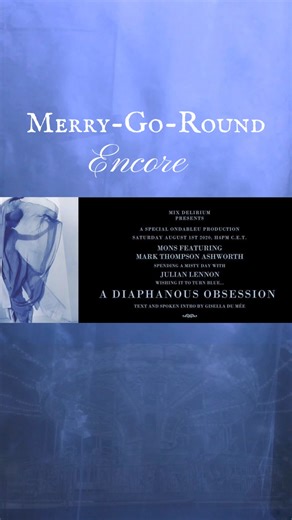 9.8K views · 337 reactions | Our Encore presentations of the Mix Delirium Merry-Go-Round series continues with the next mix in the sequence, from August of 2020… “A Diaphanous Obsession”  Hear the full version on YouTube: https://youtu.be/oLx4T_Df5HI?si=y_HCjtdhNwiJsVg1 | Julian Lennon | Facebook