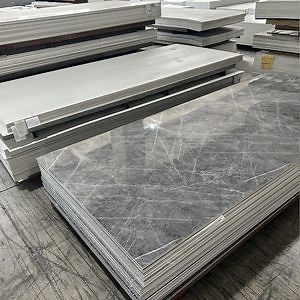 [Hot Item] Waterproof Plastic Sheet UV Glossy Shower Wall Panel PVC Marble Plate