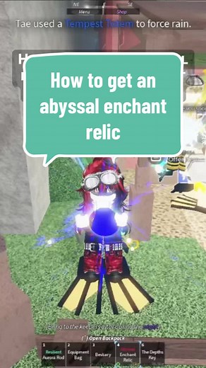 How to Get Abyssal Enchant Relic in Fisch Roblox