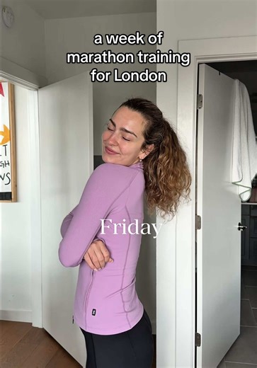 A full week in my life marathon training for London 🏃‍♀️this is how I’ve been balancing running strength training in my weekly routine! I’ve been wearing the On Cloudmonster 3 all week and it really proves the point: the more energy you put in, the more you get back. 🤸#Cloudmonster3 @taryn lamb