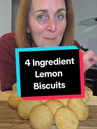 Simple 4 Ingredient Lemon Biscuits Recipe