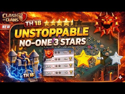 4X 1-STAR DEFENSE! | TH18 Tested Legend Base | Best Anti 3 Star Layout | Anti Thrower & DragonDuke