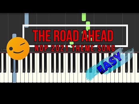 NDP 2021 Theme Song - The Road Ahead | EASY Piano Tutorial By Musicate Academy
