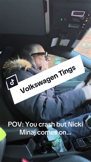 POV: You crash but Nicki Minaj comes on… #deanram #engagement #funnyvideo #niki #caraccident