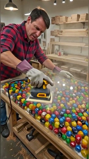 RPG Dice Epoxy Table | Fantasy Gaming Resin Design #epoxytable #diy