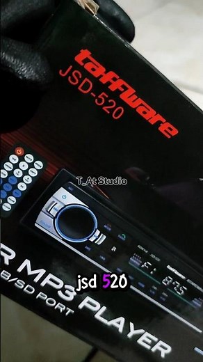 Unboxing Audio Taffware JSD-520 Car MP3 Player Bluetooth, AUX, SD Card, USB, Radio, Tape, Telepon