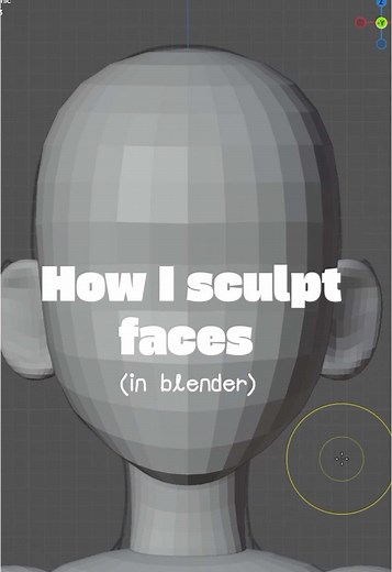 3D Face Sculpting Techniques in Blender