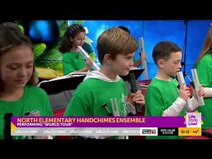 North Elementary Handchimes ensemble performs 'Toyland,' 'Carol of the Bells,' 'Jingle Bells' pt. 1