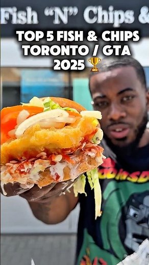 TOP 5 Fish & Chips in TORONTO (2025) 🏆🐟🍟
