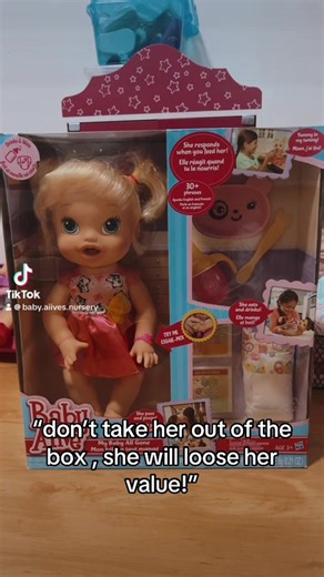 *unboxes anyway* 😍🥰 check out the unboxing on my yt ‼️ #babyalive #babyalivedoll #babyalivenursery #babyalivetiktok #babyalivemom #babyalivecommunity #doll #aesthetic #fyp #foryou #foryoupage #fypシ