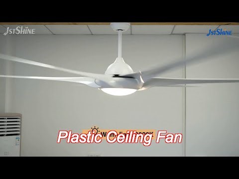 100-inch large plastic ceiling fan light with dc motor and remote control for open spaces