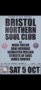 Next clubnight.... #northernsoul | Bristol Northern Soul Club