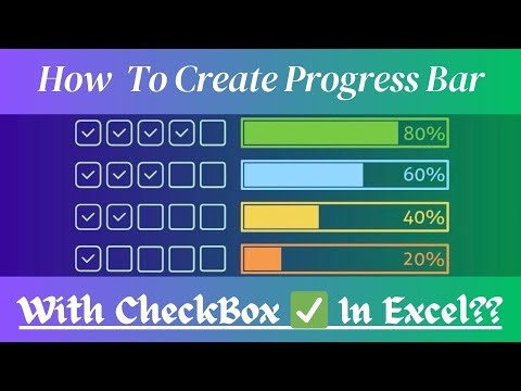 Boost Your Excel Skills: Learn to Create Eye-catching Progress Bars with Checkboxes