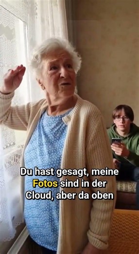 Oma versteht Cloud nicht: 'Kein Visum für Fotos?' 😂