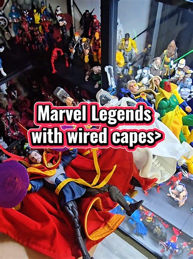 Should Marvel Legends come standard with wired capes by now? With the release of the maximum Thor from Hasbro having a wired cape i really hope that starts to become normal for Marvel Legends figures. If not thank God we have have companies like @ONE:12 PROPS to make us amazing capes for the characters and figures we love to collect. #marvellegends #actionfigures #Marvel #figtok #comicbooks