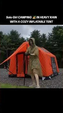 I built a shelter out of plastic wrap #camping #survival #diy #camp #outdoors