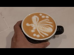 How to make Latte art butterfly |Barista Raynee|