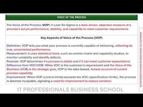 LSS43: The Voice Of the Process