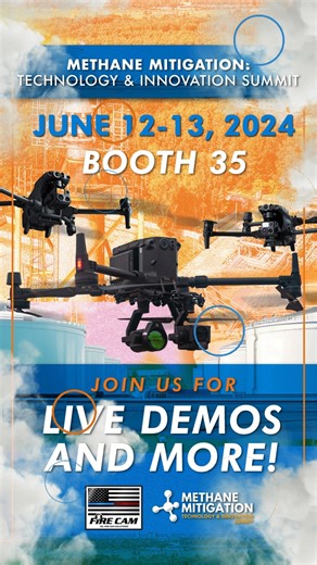Don't miss out! Fire Cam is getting ready for the Methane Mitigation: Technology Innovation Summit in Austin on June 12-13th. Stop by Booth 35 to see how our advanced technology can help your organization tackle methane emissions. We're proud to sponsor this important event and support the industry's sustainability goals. See you there! #MethaneMitigation #FireCam #Innovation #OilAndGas #SafetyAndQuality #SustainabilityGoals | Fire Cam Police and Fire Cameras