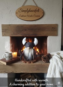 The Viking Gnome is a "voyager of the Oceanside." - Etsy