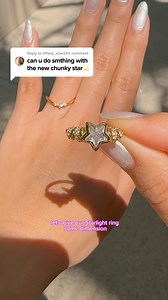 You'll love stacking around the new Starlight ring ✨ Have fun playing with dimensions around this conversation starter piece 🫶 . Exceptional design doesn't have to break the bank -- we're all about affordable luxury 💁‍♀️ Oomiay's heavy gold plated jewelry features our very own Oomiay 5A grade crystals. And remember if something isn’t quite right – swap it within 30 days (free shipping both ways) just because all of us deserve the perfect piece! 💫✨ | Oomiay