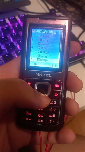 Nktel N300 message tones