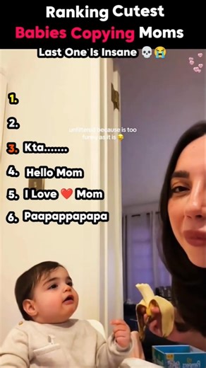 Ranking Cutest Baby Responses Ever #cutestbabies #funny #babyfirstwords #love #shorts