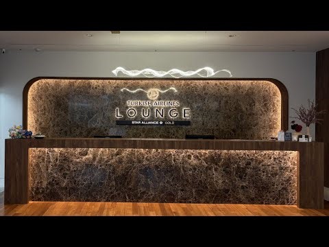 Narita Airport Turkish Airlines Lounge ターキッシュエアラインズ ラウンジ