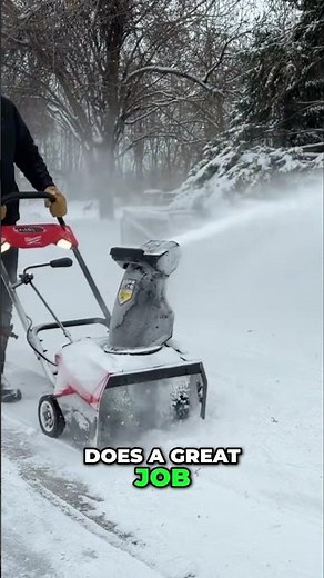 Milwaukee vs. EGO Snowblower: Top-Tier Performance Review #shorts