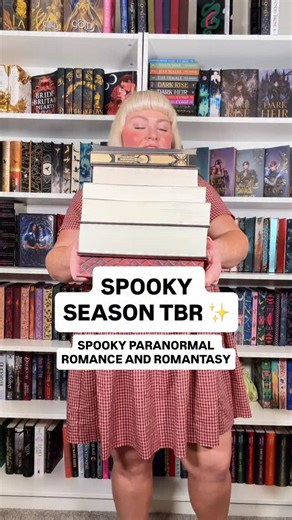 Hailey Petersen on Instagram: "The ULTIMATE spooky season romantasy/paranormal romance tbr! 🎃✨ #romantasybooks #paranormalromancebooks #paranormalromance #paranormalromancenovels #vampireromance #vampirebooks #spookyseason Vampire romance books, paranormal romance books"