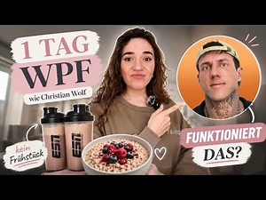 Eating like Christian Wolf for a day after WPF - Protein Fasting 🐺🥤
