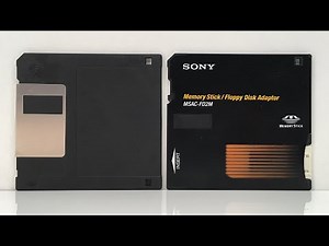 Simulated floppy disk with real magnetic data transfer