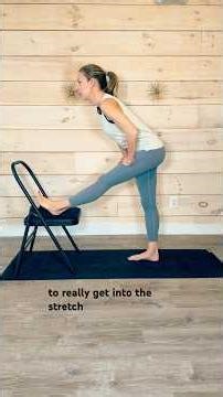 Low back pain relief with this one simple hamstring stretch💛 #hamstringstretch # #mobility