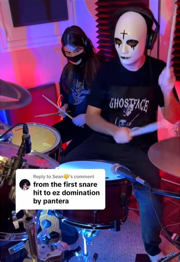 Sister Joins Drum Cover of Pantera's Heavy Metal Classic