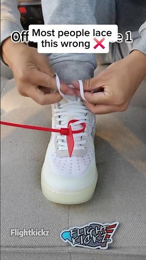 Air force 1 Shoe lacing Styles (Best Way) #lace #tutorial