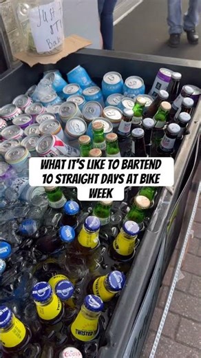 What It’s Like to Bartend 10 Straight Days at Daytona Bike Week