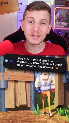 If you have the same speed as Fredbear, you can finish Act 2 of Hello Neighbor Super Fast! 😵