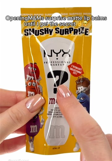 Part 2 😝❤️ 🛍️ NYX Professional Makeup X M&Ms Smushy Surprize Matte Lip Balm in Red #mms #newmakeup #makeup #viralmakeup #lipbalm