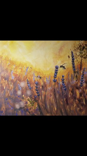 Well it was a big eye opener for me... applying oil paint over acrylic paint...WOW! Yes I have been studying and in upping my skills. I believe it now when I heard oil paint would bring a richness and depth and make colour pop... yes it certainly has. I dont even need to tell you which photo is before and which is after oil paint. Very excited to be leveling up and becoming an oil painter. I'll always use mix media tho. I love drawing in charcoal and painting abstracts in acrylics but oils is wh