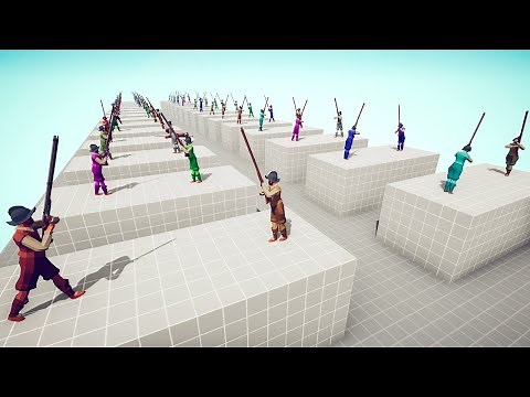 Battle Royale On The New Simulation Map | Totally Accurate Battle Simulator TABS