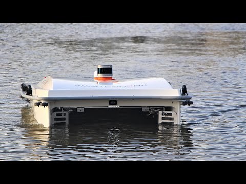 The WasteShark - Eats Plastics and Biomass while saving the planet!