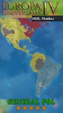 EU4 with 1356 Reborn mod - Americas timelapse #shorts