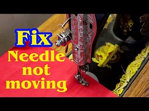 how to fix sewing machine needle not moving problem - try this solution!