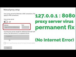 Erro Proxy http://127.0.0.0:86 http://127.0.0.0:80 Chrome, Firefox, Internet Explorer