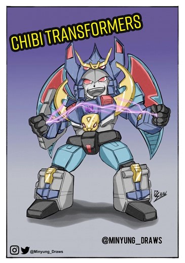 Chibi Deathsauras! #Transformers #anime #fanart #transformersfanart #decepticon #art #speedpaint #speeddrawing #chibi #chibiart