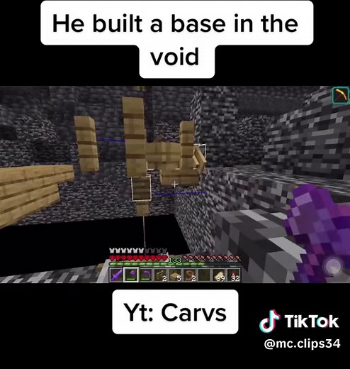 Building a Void Base Using Shulkers in Minecraft