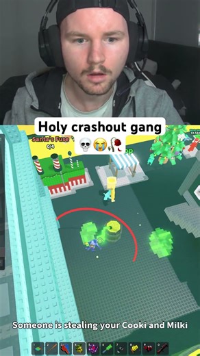 BRO BROKE HIS SETUP😭 #roblox #stealabrainrot