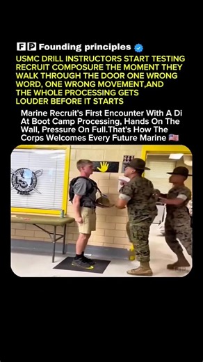 Marine Boot Camp Day One Hits Insane 💀#soldier #USA #USArmy #Military
