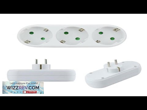 Universal One to Three EU German Standard Conversion Socket Plug Smart Travelling